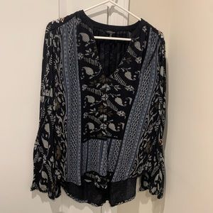 Lucky patterned blouse - NWOT